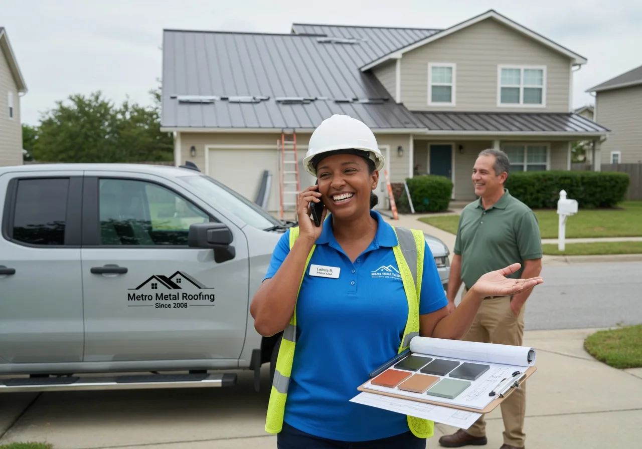 Storm Damage Metal Roof Repair in Washington Crossing, PA